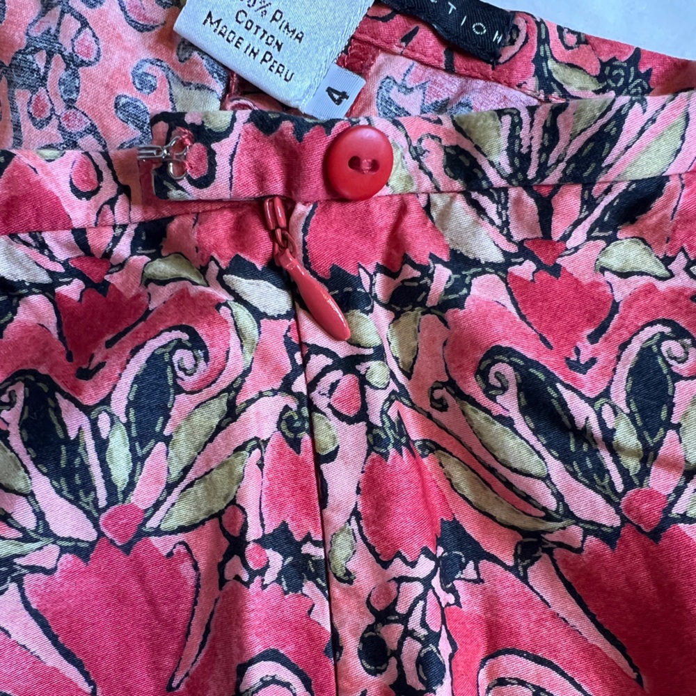 Peruvian Connection Multi Colored Patterned Pleat… - image 5